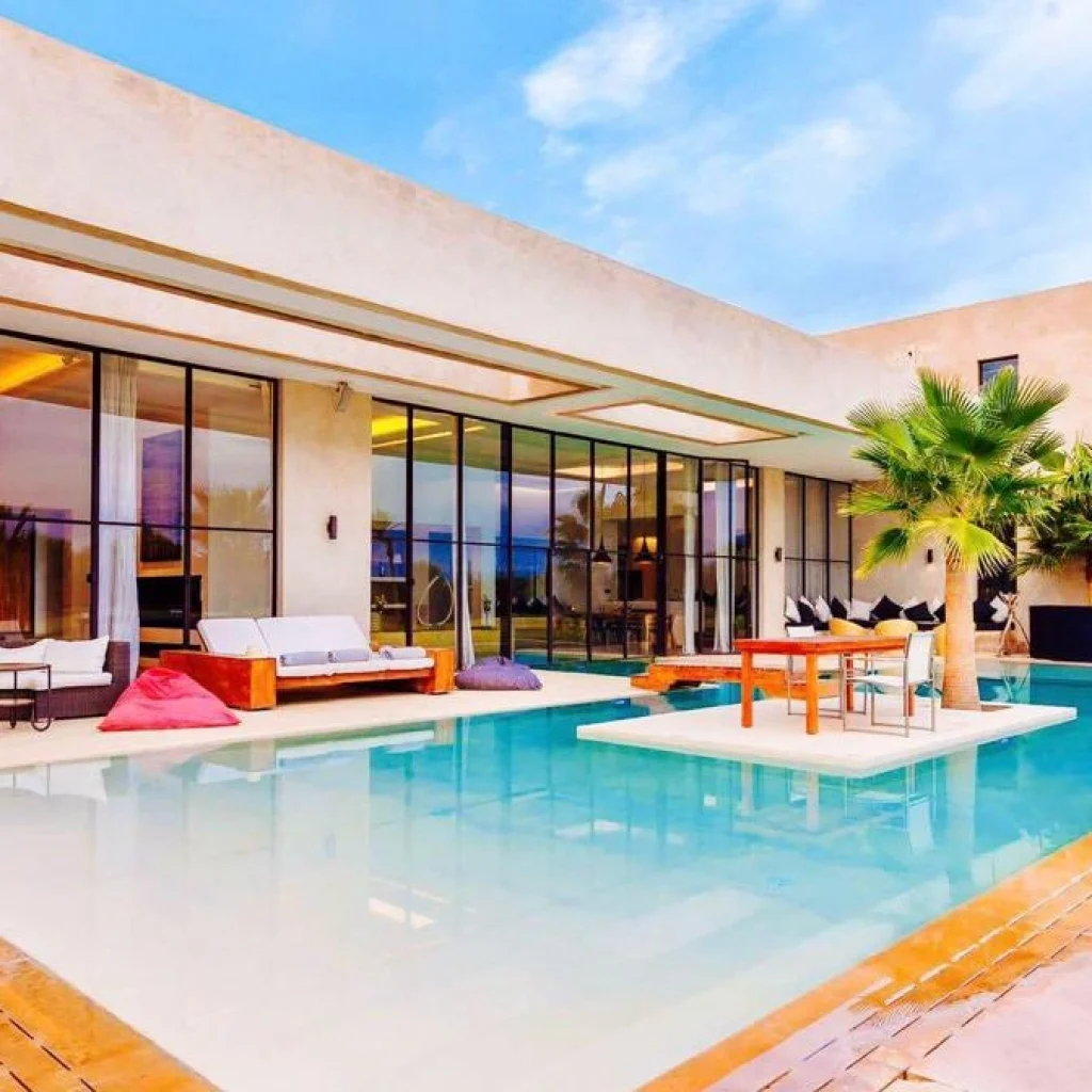 Dar Sayang | Villa in Marrakech 1 Location Villa Dar Sayang Marrakech – vue extérieure de la propriété