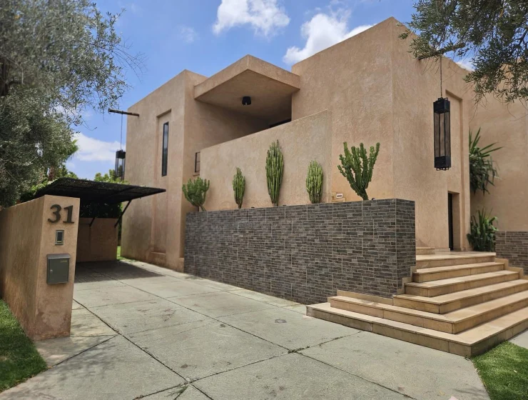 Location Villa Noor Marrakech – vue extérieure