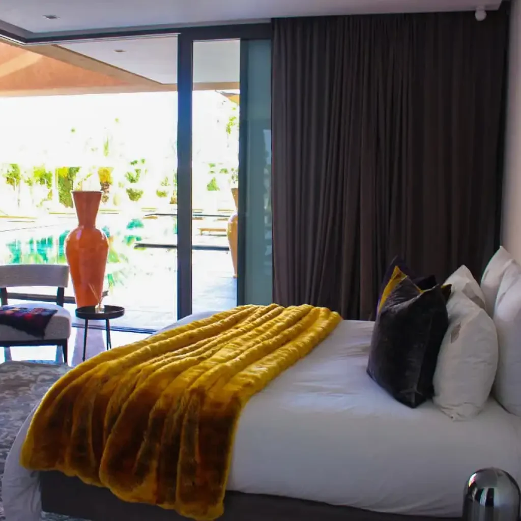 Location Villa Saphir Marrakech – vue extérieure de la propriété