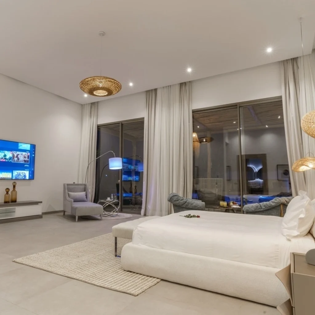 Location Villa Pur sang Marrakech – vue extérieure de la propriété
