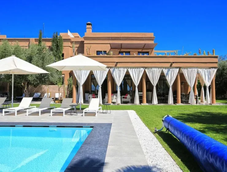 Location Villa Mouna Marrakech – vue extérieure