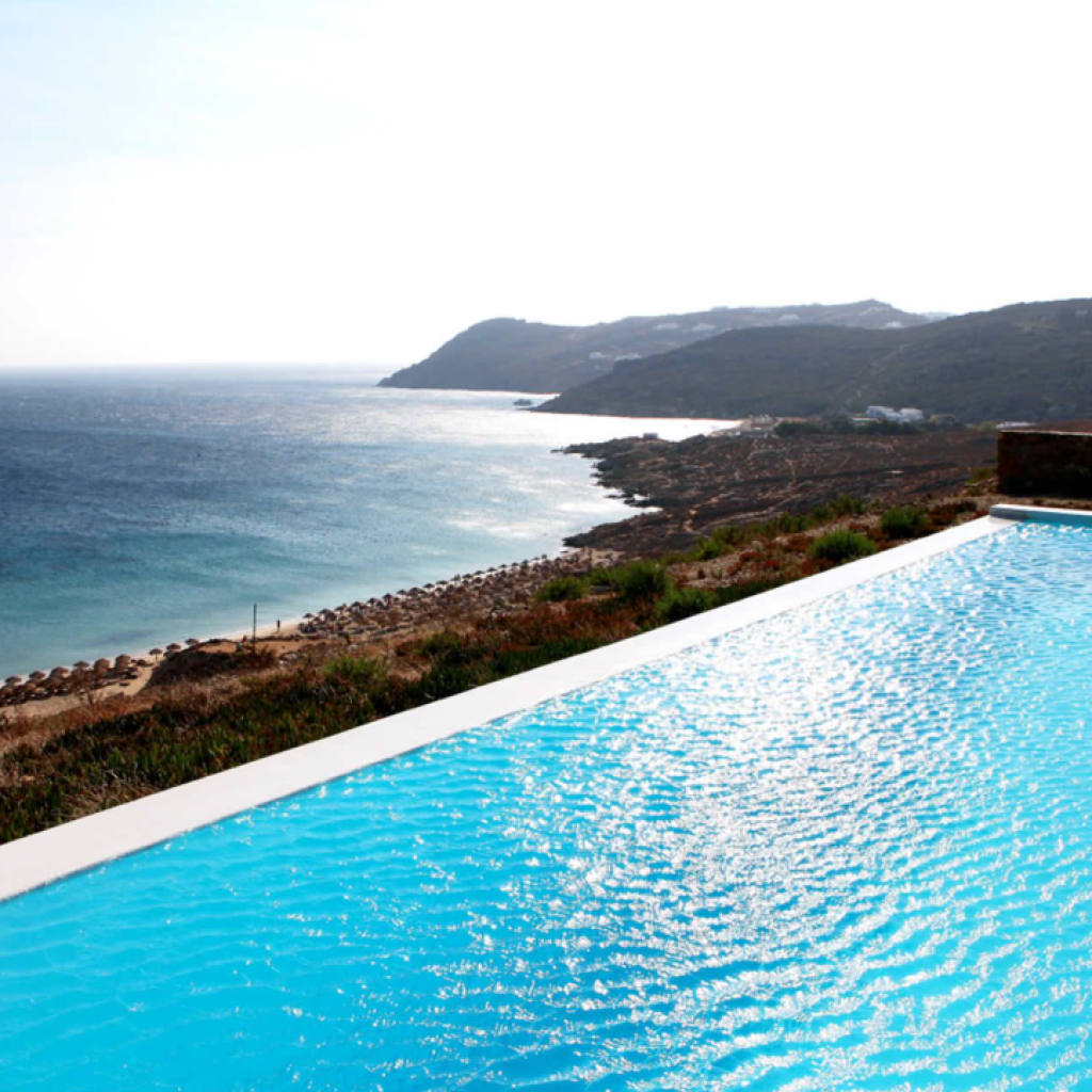 Villa Helios | ViLLa à Maykonos 1 Location Villa Helios Mykonos – vue extérieure de la propriété