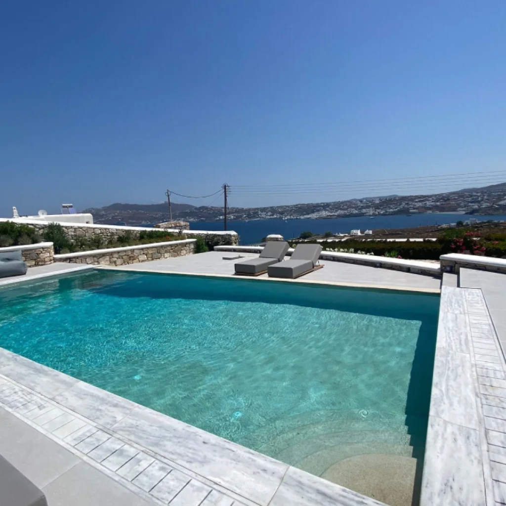 Villa Mathis | Villa in Mykonos 1 Location Villa Mathis Mykonos – vue extérieure de la propriété