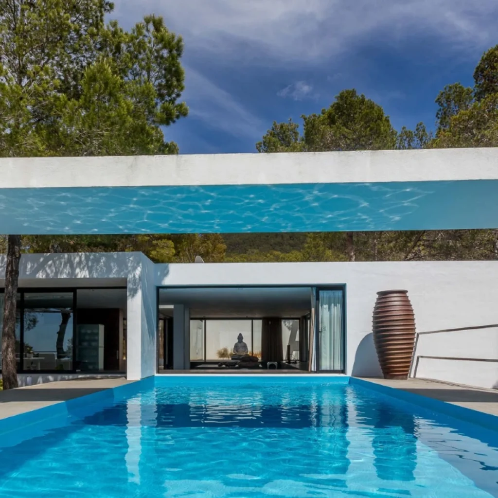 Villa Tomsk | Villa Ibiza 1 Location Villa Tomsk Ibiza – vue extérieure de la propriété