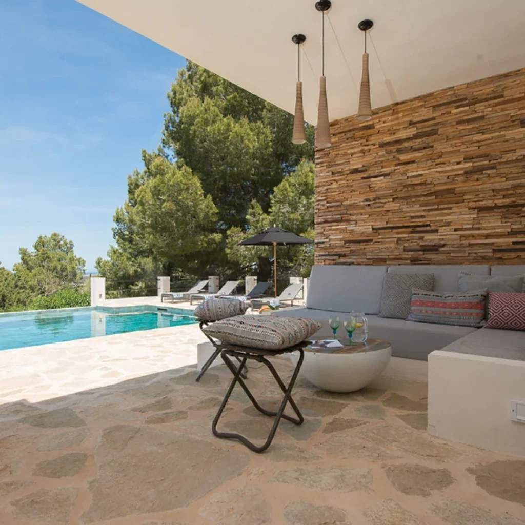 Location Villa Gomez Ibiza – vue extérieure de la propriété
