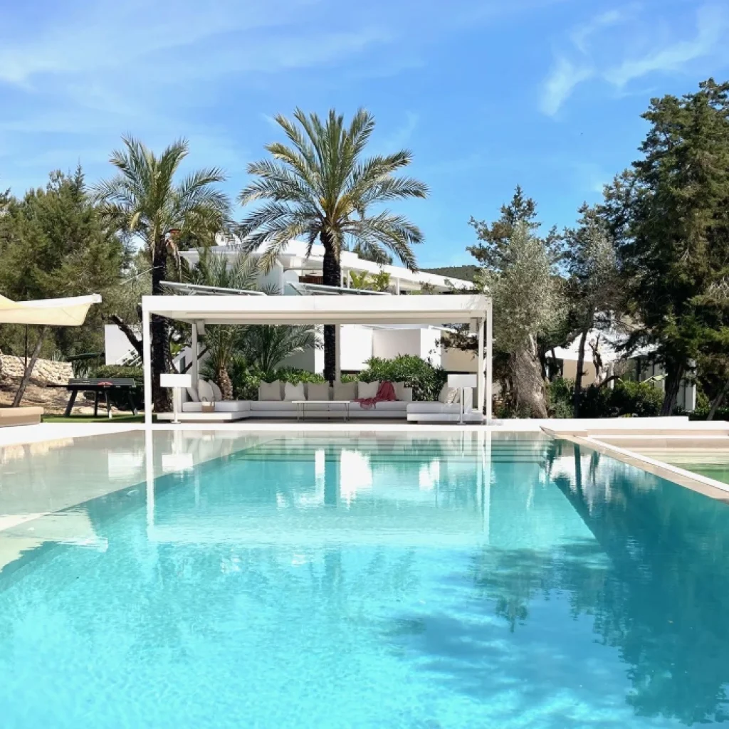 Villa The Marvel | Villa in Ibiza 1 Location Villa The Marvel Ibiza – vue extérieure de la propriété