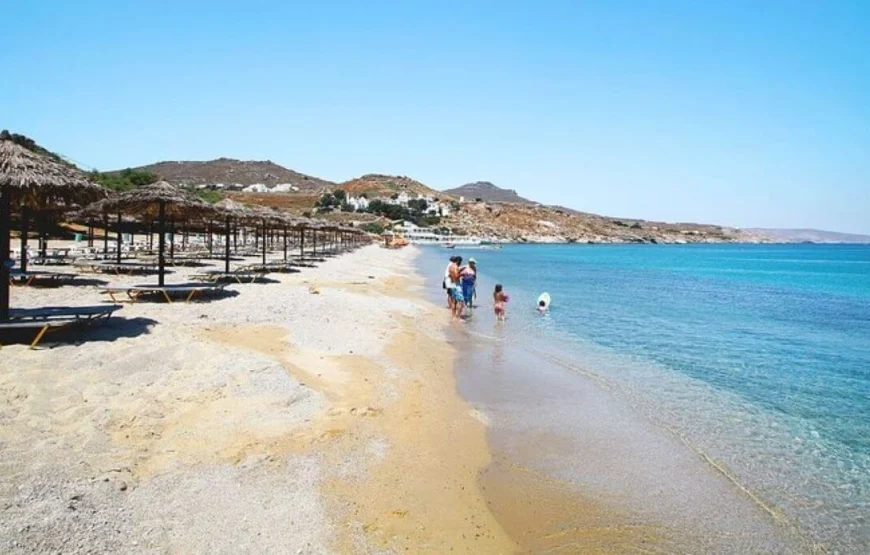 Croisière d’une journée en bateau traditionnel le long de la côte sud de Mykonos