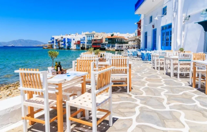 Excursion guidée en bus à la découverte de l’île & visite de la ville de Mykonos à pied