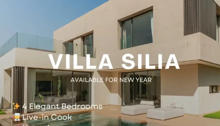 Villa à louer fin d'année