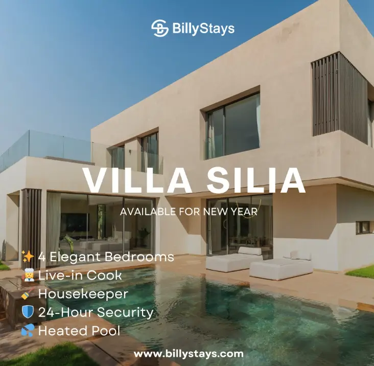 Villa à louer fin d'année