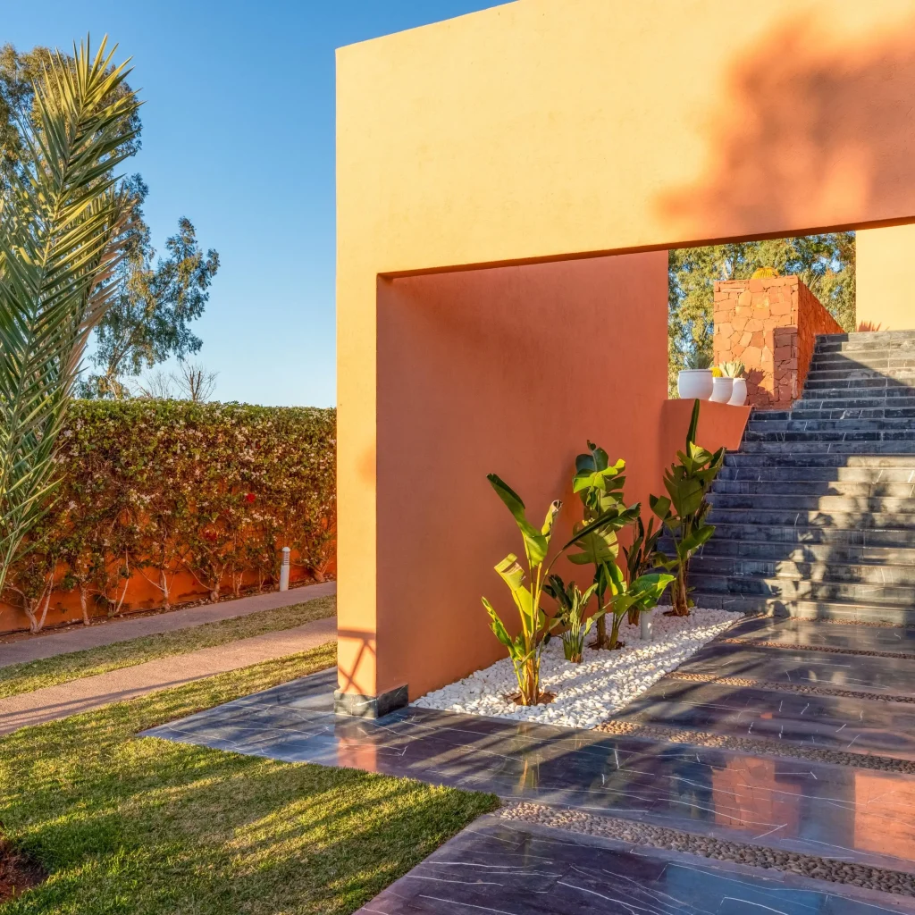 Villa Armonia | Villa in Marrakech 1 Location Villa Armonia Marrakech – vue extérieure de la propriété