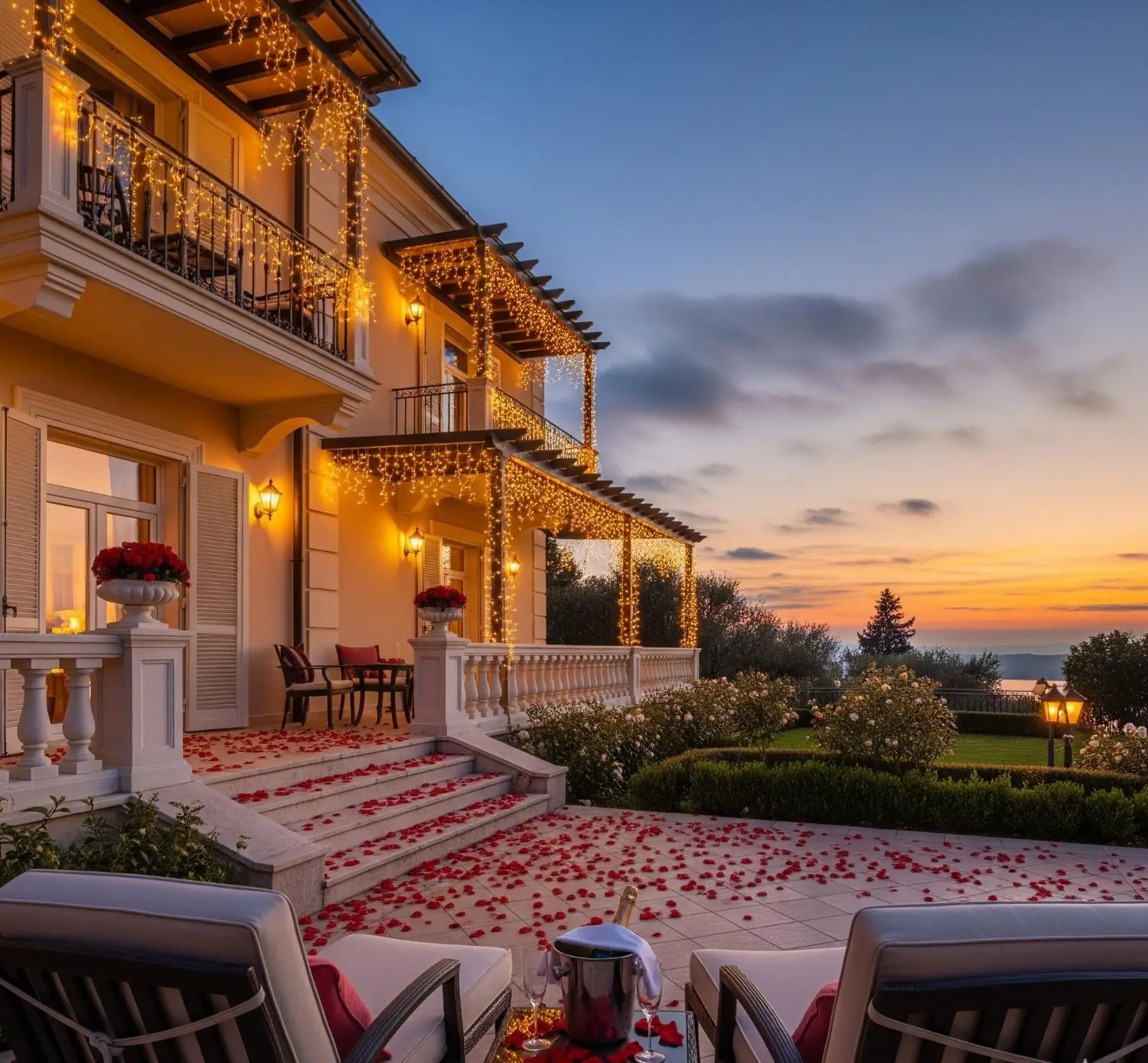 Villa pour saint valentin