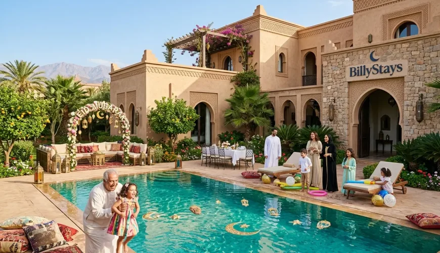 villa avec piscine Marrakech famille
