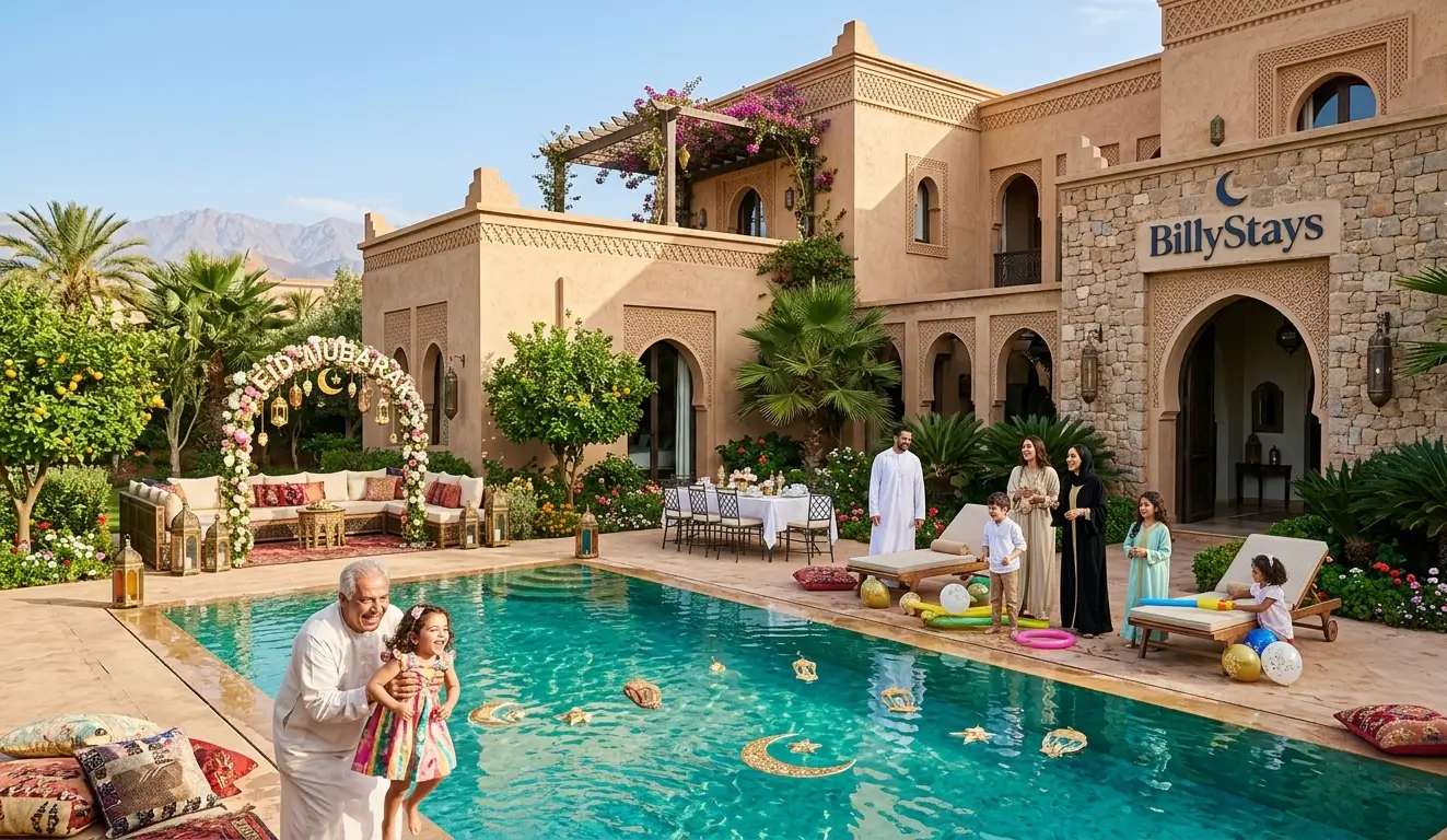 villa avec piscine Marrakech famille