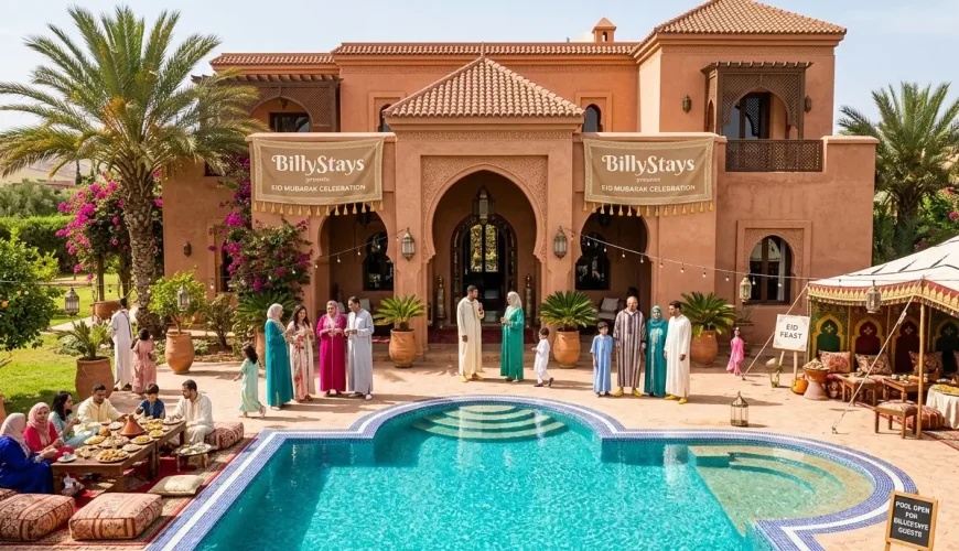 villa avec piscine pour Aïd