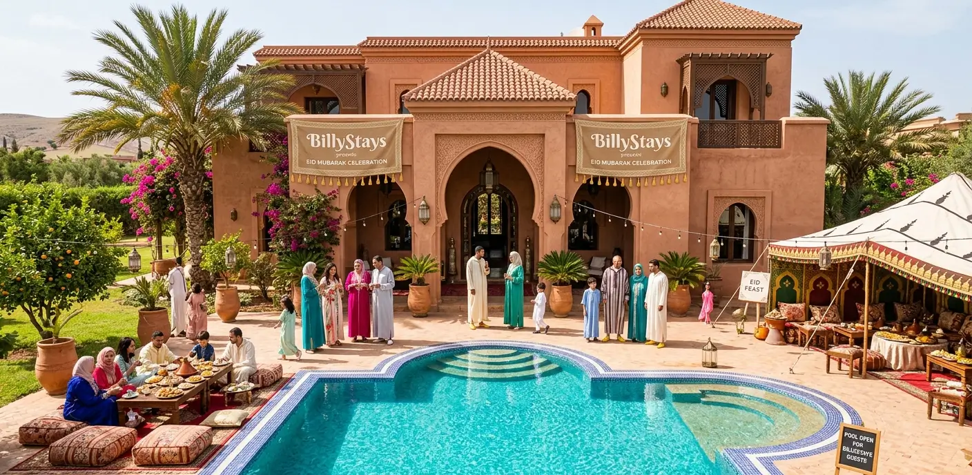 villa avec piscine pour Aïd