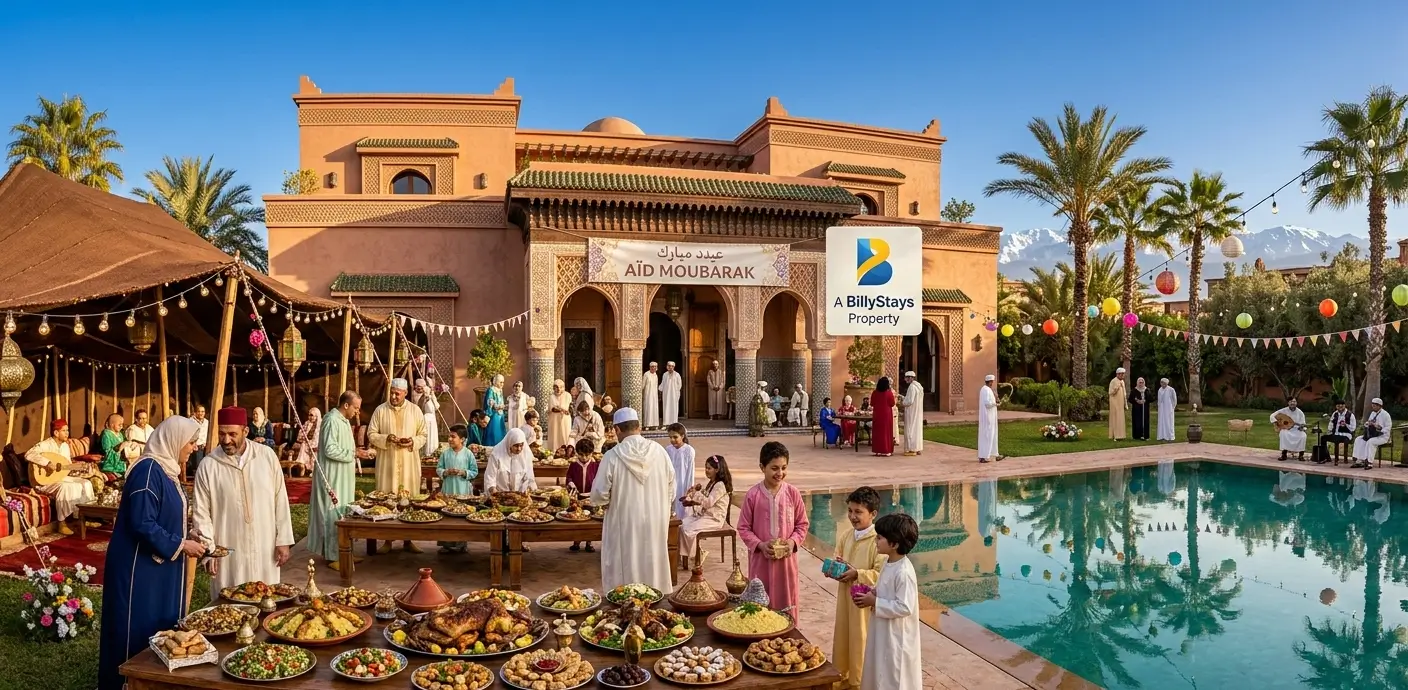 villa pour fête Aïd Marrakech