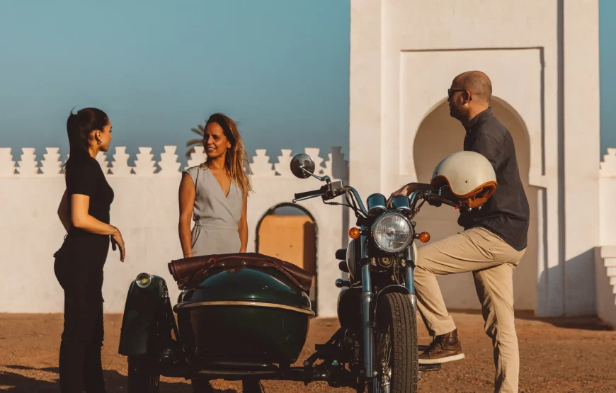Excursion en Side-Car Vintage à Marrakech
