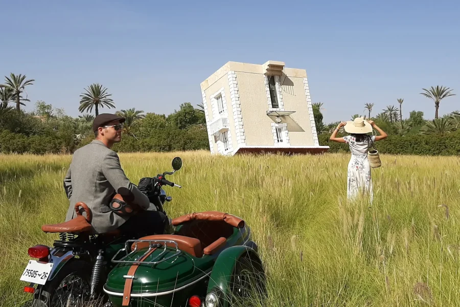 Excursion en Side-Car Vintage à Marrakech