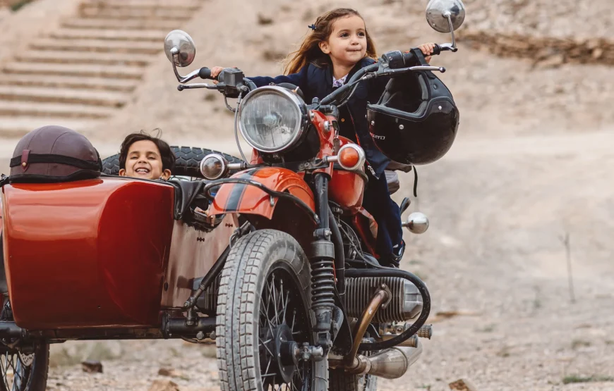 Excursion en Side-Car Vintage à Marrakech