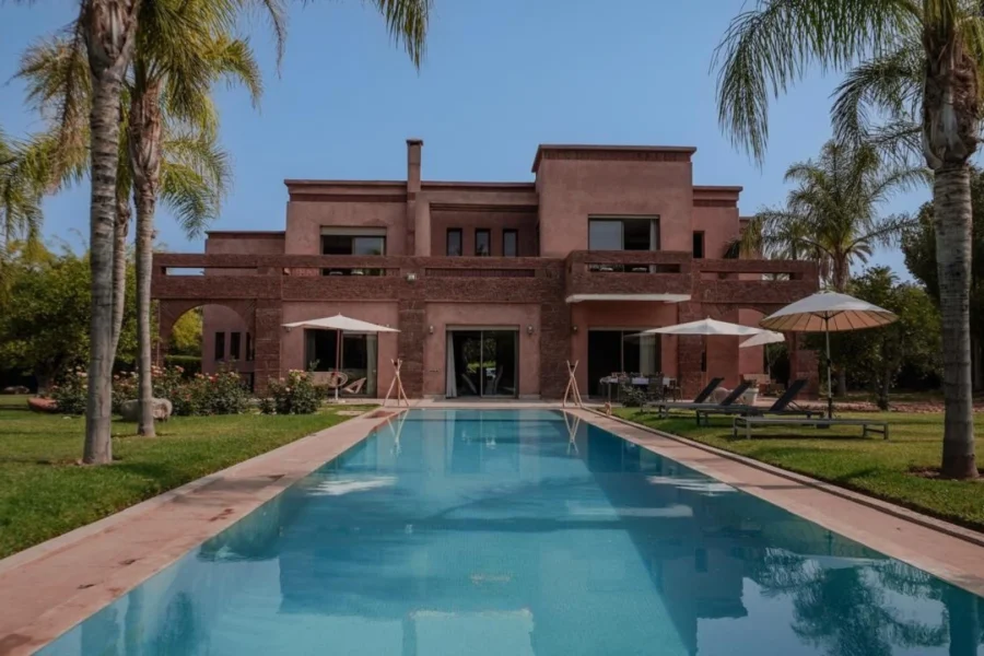 Location Villa Elora Marrakech – jardin et extérieurs