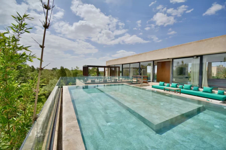 Location Villa Nala Marrakech – piscine et terrasse