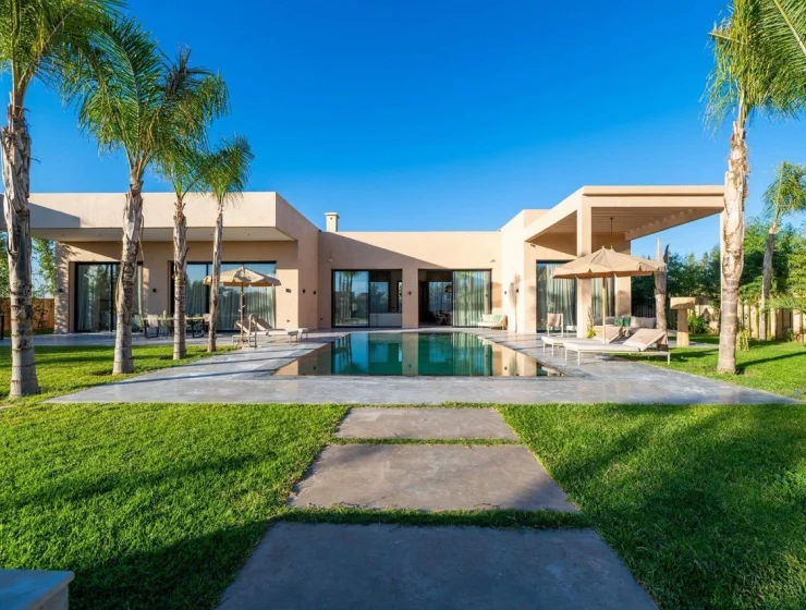 Location Villa Suno Marrakech – vue extérieure