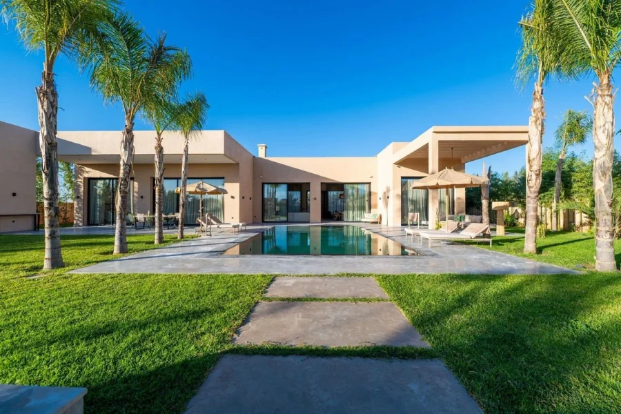 Location Villa Suno Marrakech – vue extérieure