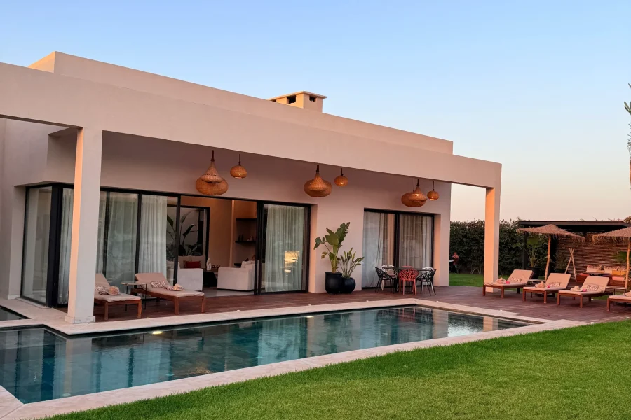 Location Villa Almari Marrakech – vue extérieure