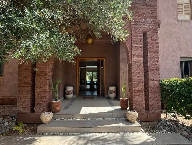 Location Villa issa Marrakech – jardin et extérieurs