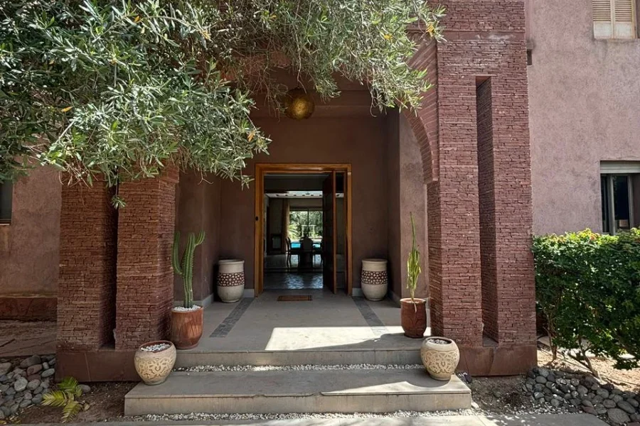 Location Villa issa Marrakech – jardin et extérieurs