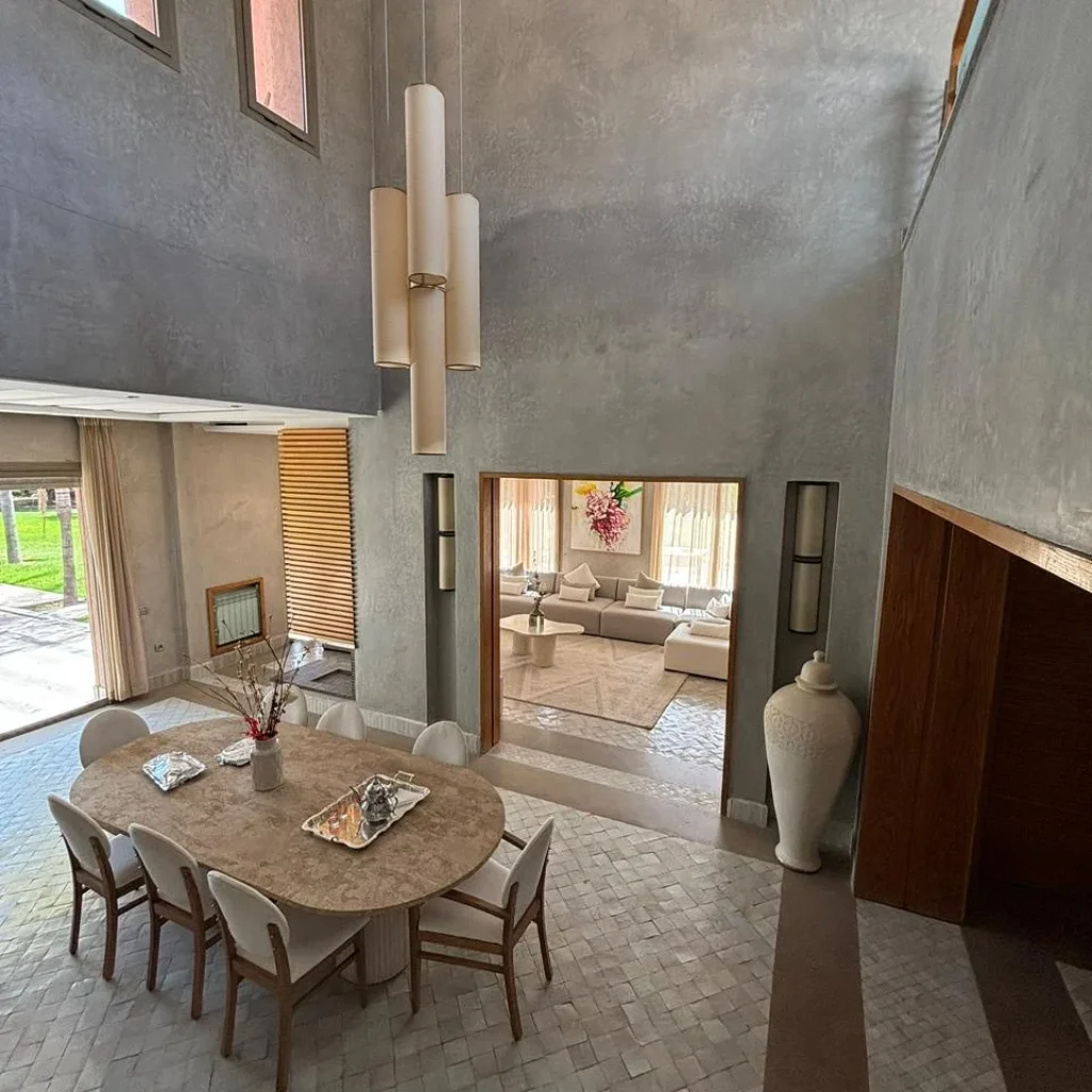 Location Villa issa Marrakech – vue extérieure de la propriété