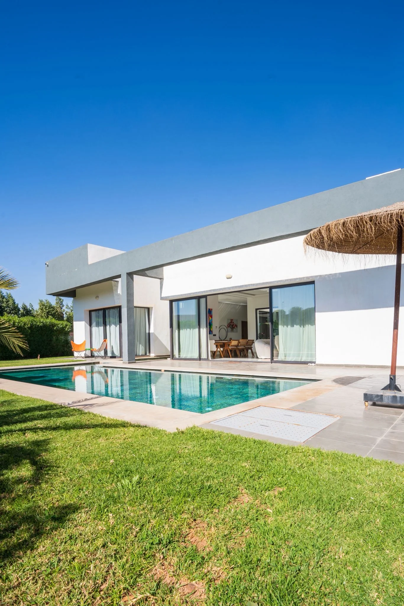 Location villa Marrakech Mondial avec piscine privée et jardin