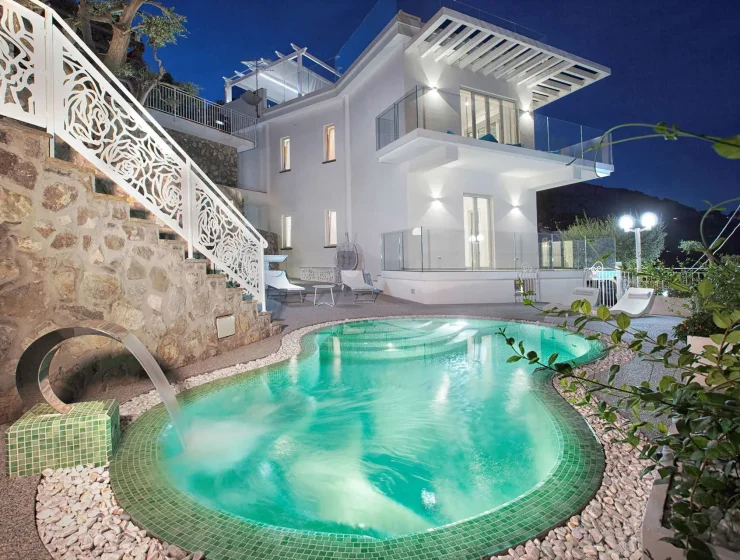 Location Villa Del Cantone Sorrente – façade de la villa