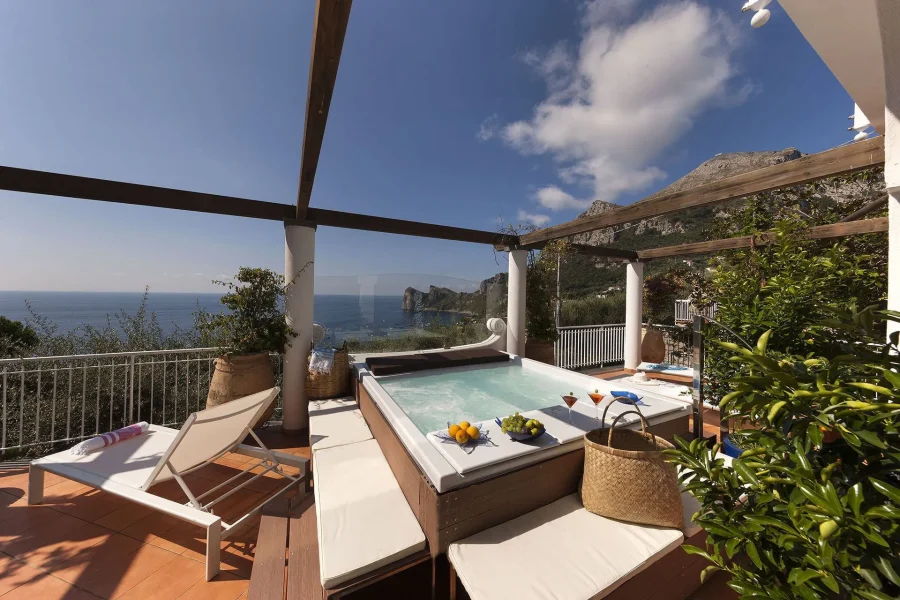Location Villa Avion Sorrente – vue extérieure
