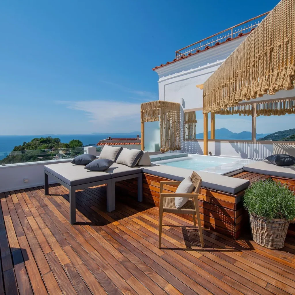 Location Villa Aviattoria Sorrente – salon et espace de vie