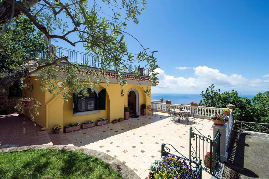 Location Villa Tortuga Sorrente – vue extérieure