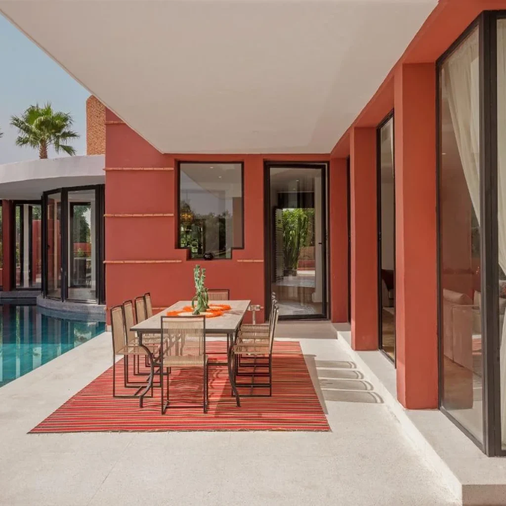 Location riad Marrakech : trouvez le riad adapté à votre séjour 3 Patio intérieur d’un riad traditionnel à Marrakech