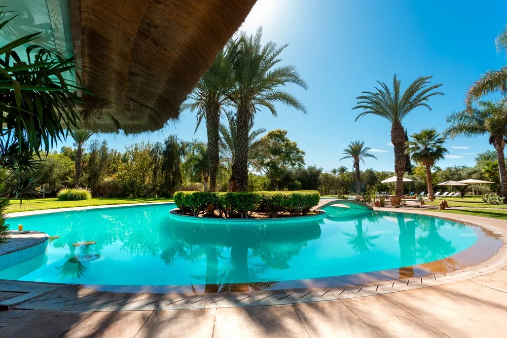 Carte des quartiers pour louer une villa familiale à Marrakech, Location de villas à Marrakech