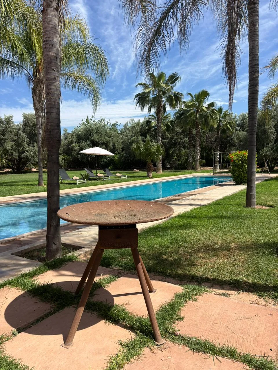 Location Villas à Marrakech : notre sélection de villas privées 2 Piscine privée d’une villa à louer à Marrakech
