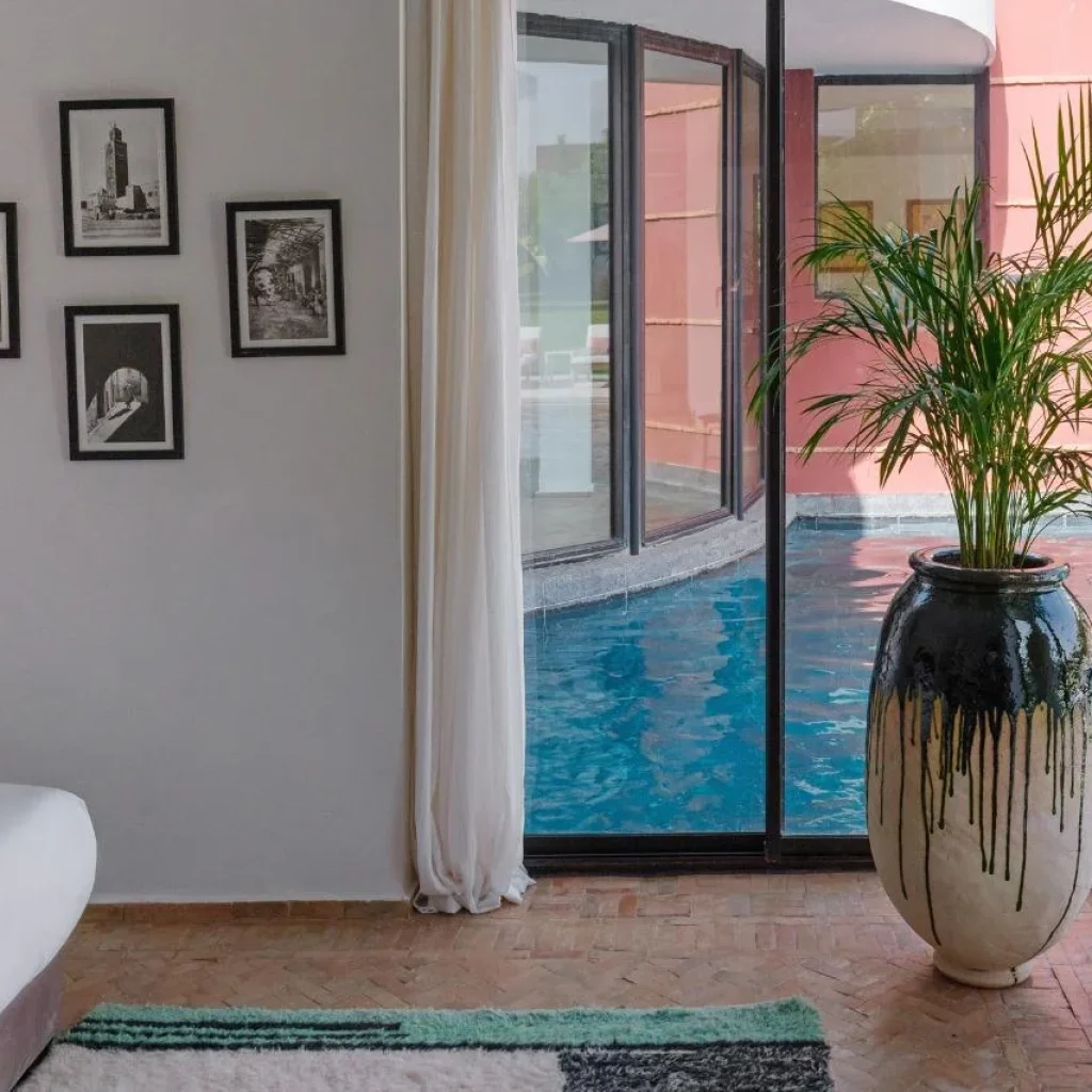 Villa Marrakech Palmeraie avec piscine privée et jardin arboré