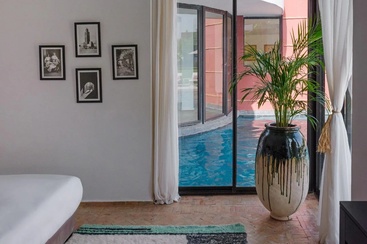 Villa Marrakech Palmeraie avec piscine privée et jardin arboré